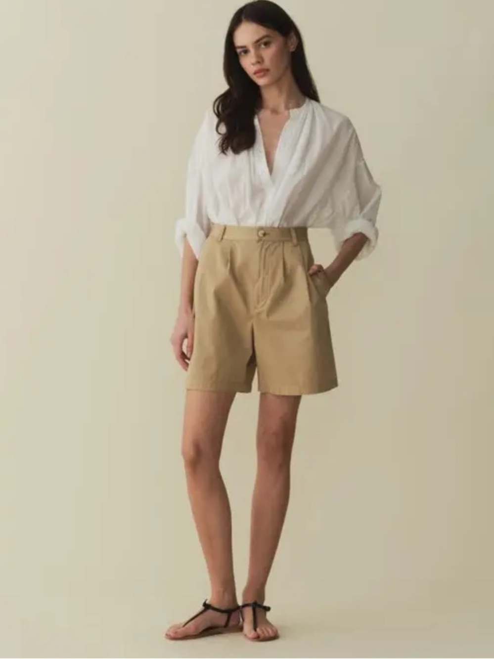 DOEN Danette Shorts in Desert color size 00/ NWT